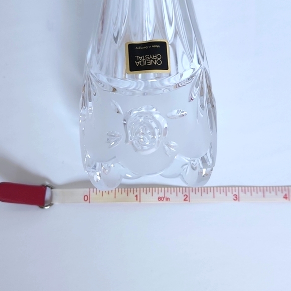 Oneida Crystal Southern Garden Flower Bud Vase - Picture 6 of 8